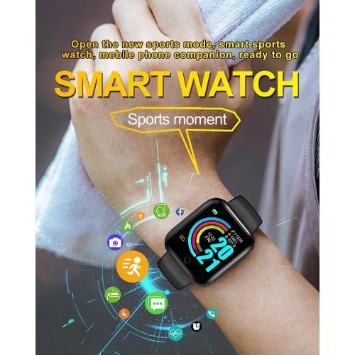 Y68 Smartwatch femmes hommes Sport Bluetooth intelligente
 Fiche Technique et Prix au Maroc