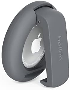Belkin Anneau de protection avec pince pour AirTag Apple (porte-clé, protection antirayure, gris foncé) Avis, Fiche Technique et Prix au Maroc