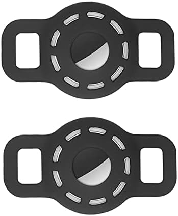 Étui en Silicone Airtag pour Collier pour Animaux de Compagnie avec Film Protecteur HD Haute Transparence, étui de Recherche GPS Portable réglable pour Collier de Chien Chat 2 pièces (2-Noir) Avis, Fiche Technique et Prix au Maroc