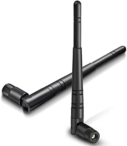 Eightwood Antenne WiFi 2.4G Antenne 5dBi Connecteur RP SMA WiFi Antenne WLAN Antenne 2pcs Compatible pour Carte Antenne Camera WiFi Carte Dongle WiFi PCI Wouter Routeur Bluetooth Avis, Fiche Technique et Prix au Maroc