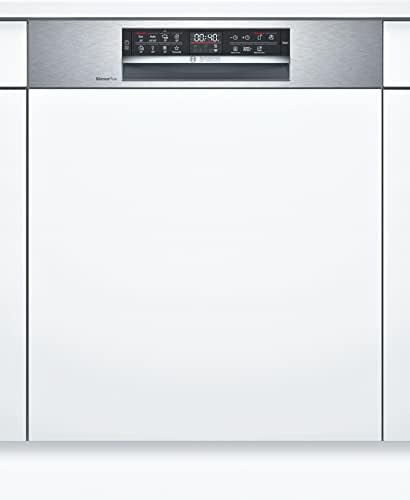 Bosch SMI6EDS57E - Série 6 - Lave-vaisselle encastrable avec Bandeau - Home Connect - 13 couverts - Silence Plus 39 dB - Metallic Avis, Fiche Technique et Prix au Maroc