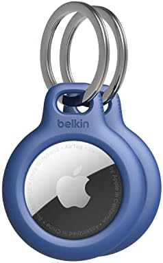 Belkin Anneau de protection avec attache en métal (protection pour AirTag, accessoire résistant aux rayures, pack de 2, bleu) Avis, Fiche Technique et Prix au Maroc