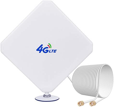 4G Antenne SMA Amplificateur De Signal à Haut Gain 35dBi 3G/4G LTE Antenne 4G réseau avec connecteur SMA pour Modem Routeur USB AirCard Huawei Mobile Huawei E398 B525 E5175 B310 Avis, Fiche Technique et Prix au Maroc