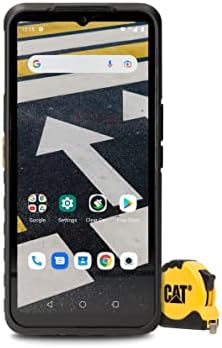 Caterpillar S53 - Smartphone d'extérieur Robuste (écran HD+ 5G, 6,5", 48 MP, 6/128 GB, Chargement sans Fil, Dual-SIM, Android 11, étanche aux Chocs et à l'eau), INCL. mètre Ruban Cat Noir Fiche Technique et Prix au Maroc