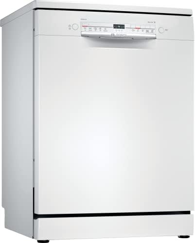 Bosch SMS2ITW12E - Série 2, Lave-vaisselle pose libre - 60cm - Home Connect - 12 couverts - Moteur EcoSilence - Blanc Avis, Fiche Technique et Prix au Maroc