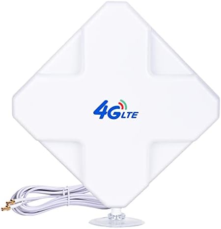 4G LTE Antenne TS9, 35dbi Haut Gain Antenne WiFi Signal Booster Amplificateur de Signal d'extérieur récepteur pour WiFi routeur Haut débit Mobile (Connecteur TS9) Avis, Fiche Technique et Prix au Maroc