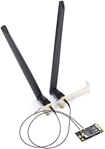 PUSOKEI Adaptateur de Carte WiFi pour Ordinateur Portable A1369/A1370, Carte Réseau sans Fil NGFF M.2, Connecteur Réseau sans Fil pour Cartes Mères à Connecteurs NGFF.(avec antenne) Avis, Fiche Technique et Prix au Maroc