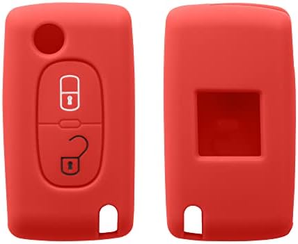 kwmobile Accessoire clé de Voiture Compatible avec Peugeot Citroen Clef de Voiture 2-Bouton - Coque en Silicone Souple pour Clef de Voiture Rouge Fiche Technique et Prix au Maroc
