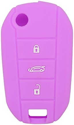 Brovacs Étui en silicone CV4300 pour clés de voiture - 3 boutons pour ouverture à distance - Pour Peugeot Citroën Fiche Technique et Prix au Maroc