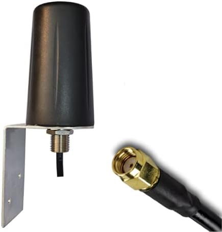 UniteCom Antenne Wi-FI Double Bande 2,4 GHz et 5 GHz Robuste et Support de câble de 3 mètres RP-SMA connecteur Internet Haut débit Wi-FI sans Fil 5.8 étanche extérieur intérieur 802.11AC AX WiFi 6 Avis, Fiche Technique et Prix au Maroc