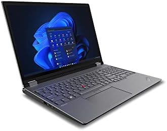 Lenovo ThinkPad P16 i9-12950HX Station de Travail Mobile 40,6 cm (16") WQUXGA Intel® Core i9 64 Go DDR5-SDRAM 2000 Go SSD NVIDIA RTX A5500 Wi-FI 6E (802.11ax) Windows 11 Pro Noir, Gris Fiche Technique et Prix au Maroc
