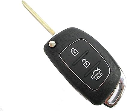 Tedkine Coque de clé 3 boutons pour clé pliante Hyundai i10 i20 i30 ix35 Santafe Kona Elantra Fiche Technique et Prix au Maroc