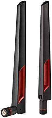 Superbat Lot de 2 antennes WiFi avec connecteur mâle RP-SMA, 2,4 GHz 5 GHz double bande antenne pour carte réseau PCI-E WiFi USB WiFi adaptateur sans fil routeur mobile Hotspot etc Avis, Fiche Technique et Prix au Maroc
