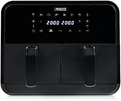 Princess airfryer numérique 182068-2x4 L - 2 kg de frites - Double panier - Cuisson synchronisée Avis, Fiche Technique et Prix au Maroc
