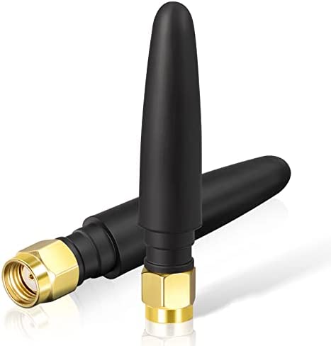 Eightwood Petite Antenne WiFi 2.4G / 5G RP-SMA Antenne Connecteur Mâle léger Omnidirectionnel Applicable à l'adaptateur USB WiFi FPV d'ordinateur Avis, Fiche Technique et Prix au Maroc
