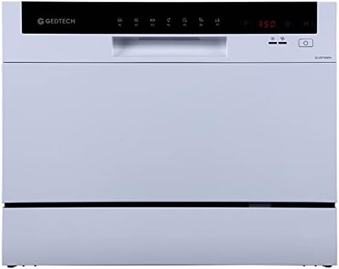 GEDTECH - Lave vaisselle GLV - 6/9/12 couverts - 49 dB - Départ différé (6 couverts, Blanc) Avis, Fiche Technique et Prix au Maroc