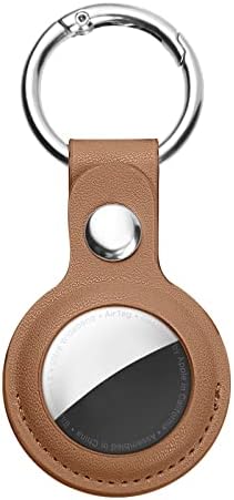 Ainiv AirTag Étuis de Protection en Cuir, AirTag Porte Clé, Étui Anti-Rayures Portable pour AirTags, Housse de Protection AirTag Key Finder pour Clés, Enfants, Animaux de Compagnie (Brun) Avis, Fiche Technique et Prix au Maroc