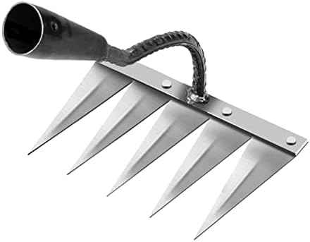 Sharplace Creuse en Acier trempé, Jardin Portable, désherbage, Jardinage, Outil de désherbage, râteau de désherbage pour de, Acier à 5 Dents Avis, Fiche Technique et Prix au Maroc