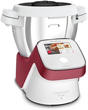 Moulinex HF9345 I-Companion Touch XL robot cuiseur multifonction, 1550 W, 3L, de 30 à 150 °C, 14 programmes automatiques, 6 accessoires dédiés, recettes personnelles via l'application, écran tactile Avis, Fiche Technique et Prix au Maroc