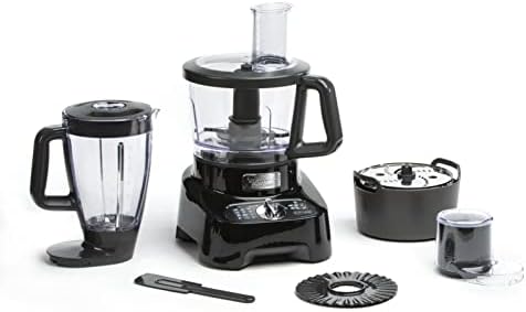 Moulinex Robot Multifonction DoubleForce 1000 W grande capacité 3L blender 2L hachoir disques râper émincer fin/épais lames inox en titanium robot cuisine avec 28 fonctions FP821811 Avis, Fiche Technique et Prix au Maroc