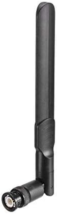 N/A Antenne WiFi 8dBi BNC mâle à Gain élevé 2,4/5,8 GHz Double Bande omnidirectionnelle Pliable Compatible avec Bluetooth/Zigbee Type de Palette d'antenne Noir Avis, Fiche Technique et Prix au Maroc