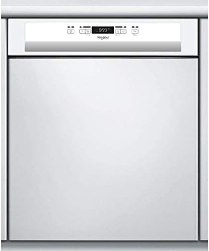 Lave vaisselle encastrable 60 cm Whirlpool WBC3C26 - Lave vaisselle integrable Bandeau blanc - Classe énergétique A++ / Affichage temps restant - Départ différé Avis, Fiche Technique et Prix au Maroc