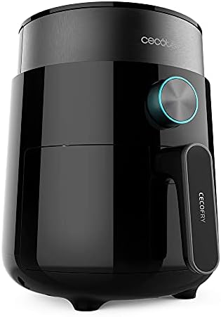 Cecotec Friteuse sans Huile à Air Chaud numérique Cecofry Essential Rapid MoonTouch. 1200 W, Température de 80 ºC à 200 ºC, 8 modes préconfigurés, Temps ajustable, Noir Avis, Fiche Technique et Prix au Maroc