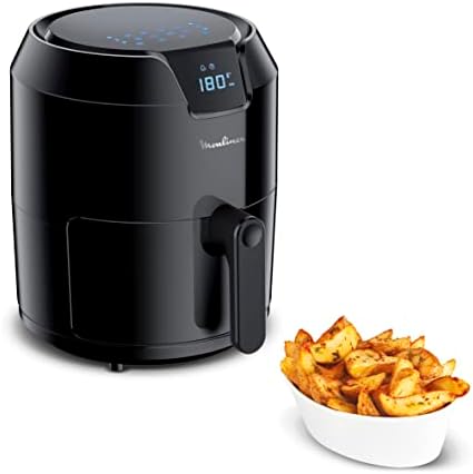 Moulinex Friteuse sans huile XL + gril, 4,2 L, 6 personnes, 8 programmes, Ecran Tactile, Arrêt automatique, Air fryer, Frites, Grillades, Poulet rôti, Easy Fry Digital EZ401810 Avis, Fiche Technique et Prix au Maroc