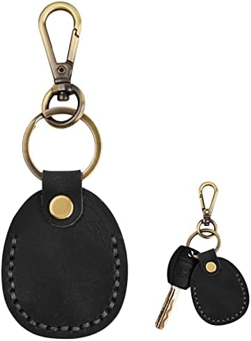 Nivofu Pendentif Airtag, 55 * 45Mm Étui Airtag avec Porte-Clés, Housse de Protection pour Airtags, Housses et Étuis pour GPS, Porte-Clés Airtag en Cuir, Porte-Clés Airtags (Noir) Avis, Fiche Technique et Prix au Maroc