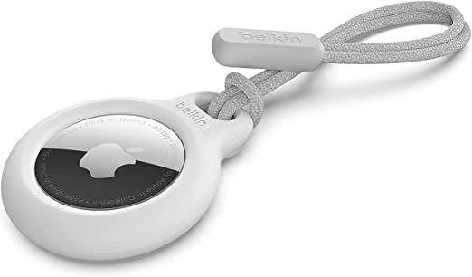 Belkin Anneau de protection avec cordon d'attache (protection pour AirTag, accessoire résistant aux rayures, blanc) Avis, Fiche Technique et Prix au Maroc