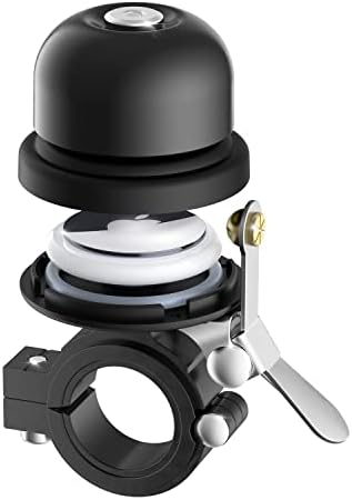 Stouchi Sonnette de vélo pour Apple AirTag - 22 mm-25 mm de diamètre - Antivol caché - Étanche - en Laiton - pour vélo de Route, VTT Avis, Fiche Technique et Prix au Maroc