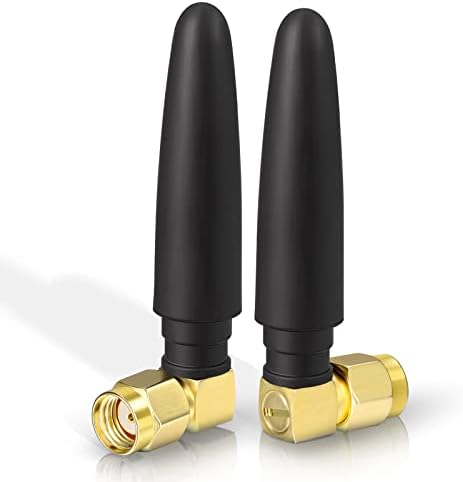 Eightwood Petite antenne WiFi 2.4G / 5G Antenne à Angle Droit Connecteur mâle RP-SMA Léger Omnidirectionnel Applicable à l'ordinateur Adaptateur USB Caméra de Recul sans Fil FPV pour routeur Avis, Fiche Technique et Prix au Maroc
