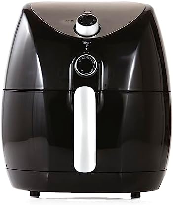 Tower T17021 Air Fryer - Friteuse sans Huile - Friteuse Électrique à Air de Taille Familiale avec Circulation d'Air Rapide, Minuterie de 60 Minutes, 4,3 L, 1 500 W, Noir Avis, Fiche Technique et Prix au Maroc