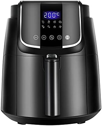 Midea MF-CN35C2 Friteuse à air 1500 W 3,5 litres, 8 fonctions prédéfinies, minuterie 60 minutes, contrôle de la température Smart Noir Avis, Fiche Technique et Prix au Maroc