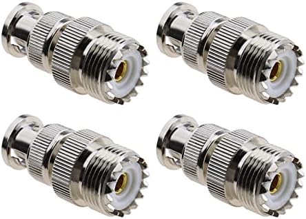 4X BNC UHF Connecteur Coaxial SO239 UHF Femelle vers BNC Mâle Connecteur Coaxial Adaptateur Coaxial à Faible Perte pour Antennes RF/Périphériques LAN sans Fil/Câble Coaxial/Radios Wi-FI Avis, Fiche Technique et Prix au Maroc