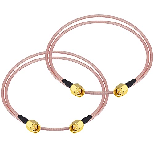 BOOBRIE 2 X Câble SMA Câble Coaxial SMA Mâle Mâle 50cm Rallonge SMA RG316 Connecteur SMA Mâle vers SMA Mâle Adaptateur d'Antenne WiFi pour Câble d'Antenne Coaxial, Antenne 4g, Routeur sans Fil Avis, Fiche Technique et Prix au Maroc