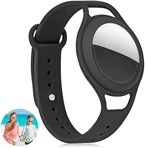AXFEE Bracelet Airtag pour Enfants, Silicone Étui Airtag, Étui de Protection, Réglable Anti-Perte Anti-Chute Anti-Rayures Traqueur GPS pour Enfants Âgés (Noir) Avis, Fiche Technique et Prix au Maroc