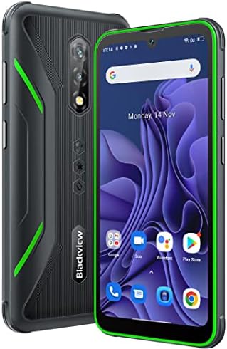 Blackview Téléphone Portable Incassable BV5200 Pro, ArcSoft® 13MP+8MP, 4Go+64Go (Éxtension 1To), IP68 MIL-STD-810H Smartphone Étanche Android 12 Dual SIM, 6.1 '' HD +, Batterie 5180mAh, NFC Vert Fiche Technique et Prix au Maroc