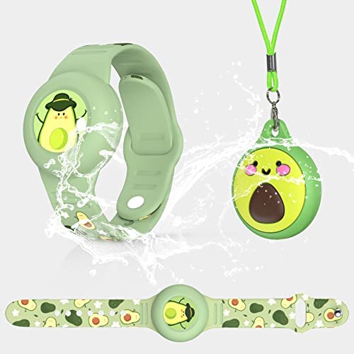 Lot de 2 bracelets et colliers compatibles AirTag - MOWYEOK - Étanche - Réglable - Pour enfants - Collier Air Tag caché - Compatible avec étui de suivi de localisation AirTag Avis, Fiche Technique et Prix au Maroc
