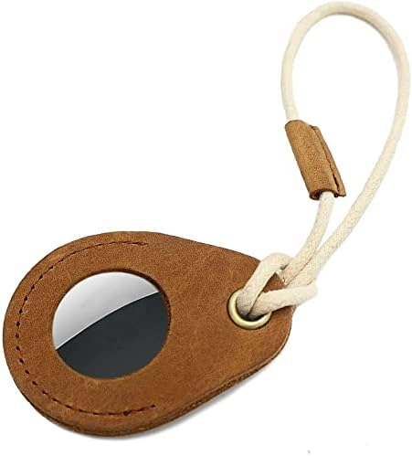 Airtag Porte Clé Cuir [Lot de 1] Coque de Protection pour Airtags 2021 [avec lanière] [Anti-Perte &Anti-Chute & Anti-Rayures] pour Clés/Sacs/Bagages/Chien(Kaki) Avis, Fiche Technique et Prix au Maroc