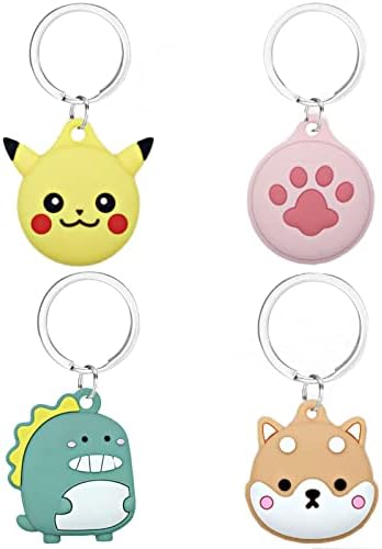 Étui de Protection pour Airtags Silicone Porte Clef pour Air Tag étui Anti-Rayures Airtags Housse de Protection Airtag Coque pour Airtag Housse Case pour Air Tag Anti-Perte Housse de Protection 4pcs Avis, Fiche Technique et Prix au Maroc