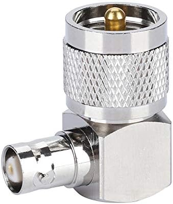 Cuifati Adaptateur à Angle Droit, Grand Adaptateur de Déconnexion, Prise UHF PL-259 (mâle) et Prise BNC, pour Antenne, Radio, Radio, Wi-FI, Télécommunications, Câble Coaxial Avis, Fiche Technique et Prix au Maroc
