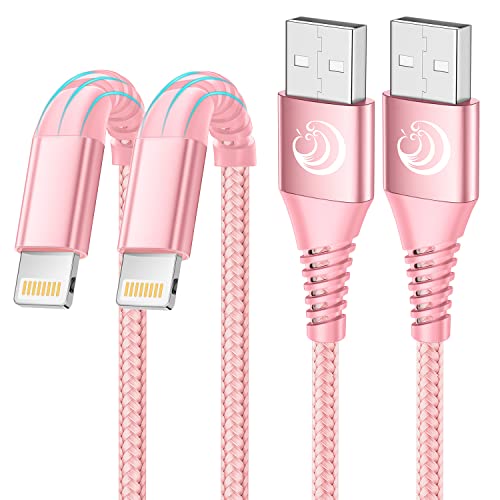 Aioneus Câble iPhone Chargeur [1m+2m/Lot de 2] Cable Lightning Certifié MFi Cordon Nylon Tressé Résistant USB Fil Charge Rapide pour iPhone 14 Pro Max/13/12/11 Pro/XS/XR/X/8/7/6s/SE Fiche Technique et Prix au Maroc