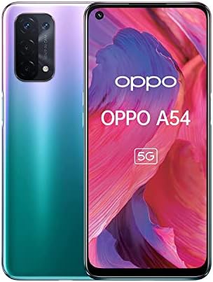 OPPO A54 - Smartphone 5G Débloqué - Téléphone Portable 64 Go - Écran Ultra Fluide - Quadruple Capteur Photo 48 MP - Processeur Qualcomm Octa-Core - Ultra Grand Angle 8 MP - Autonomie 2 Jours - Violet Fiche Technique et Prix au Maroc