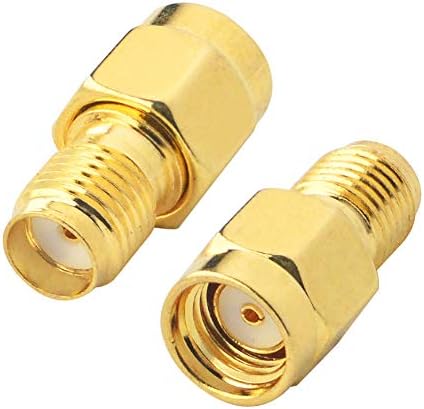 BOOBRIE Connecteur RP-SMA SMA Connecteur SMA Femelle à RP-SMA Mâle Adaptateur RF Coaxial SMA Femelle(NO Pin) vers RP-SMA Mâle(NO Pin) pour antenne WiFi/Lunettes/Drone FPV/Amplificateur Signal 2-Pack Avis, Fiche Technique et Prix au Maroc