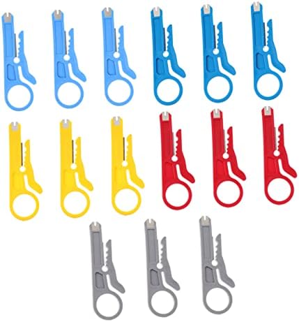 ULTECHNOVO 15 Pièces Dénudeur Outils PC Outils Informatiques Outils À Main Mini Fil Couteau Pince Outil De Dénudage De Câbles Données Téléphone Dénudeur Couteau Outil De Sertissage CouteauxAvis,  Fiche Technique et Prix au Maroc