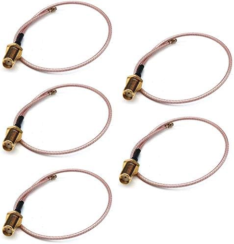 DollaTek 5PCS Câble SMA Câble RG178 Connecteur coaxial Câble d'antenne WiFi Câble SMA Kit Câble Adaptateur Faible Perte FPV - IPEX vers SMA Femelle 20CM Avis, Fiche Technique et Prix au Maroc