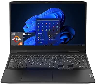 Lenovo IdeaPad Gaming 3 Gaming Laptop, 15.6" FHD IPS 120Hz, AMD 6-Core Ryzen 5 6600H (Beat i7-11600H), GeForce RTX 3050 Ti, 8GB DDR5, 512GB PCIe SSD, USB-C, Backlit, US Version KB, Win 11 Pro Fiche Technique et Prix au Maroc