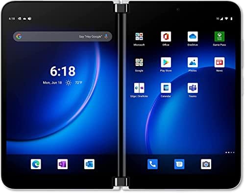 Microsoft Surface Duo 2 - Smartphone 256GB, 8GB RAM, Dual Sim, Glacier Fiche Technique et Prix au Maroc