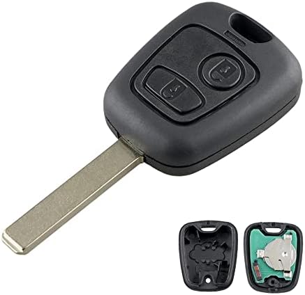 Heart Horse Coque de clé de Voiture télécommandée pour Citroen C1 C2 C3 Xsara et Peugeot 307 avec ID46 Puce VA2 Blade - 433MHz 2 Boutons Fiche Technique et Prix au Maroc